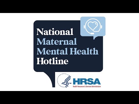 National Maternal Mental Health Hotline