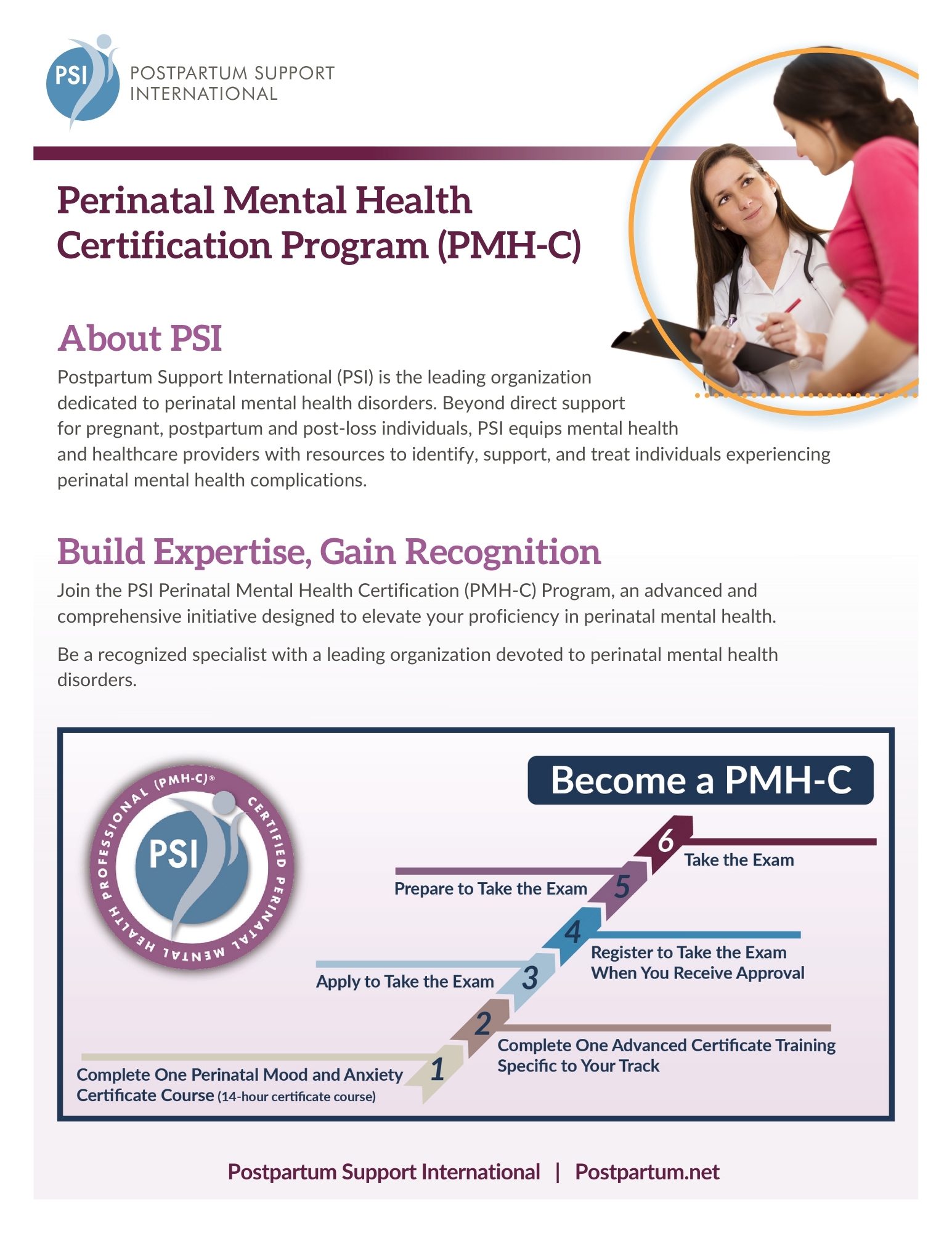 Perinatal Mental Health Certification Program (PMH-C)