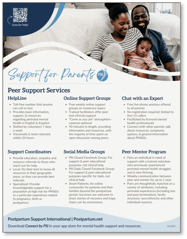 PSI Programs Flyers Support for Parents